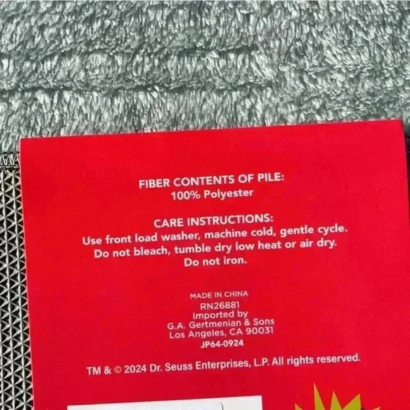 NEW! The Grinch Washable Accent Rug Kitchen Rug Bath Rug - Picture 5 of 5